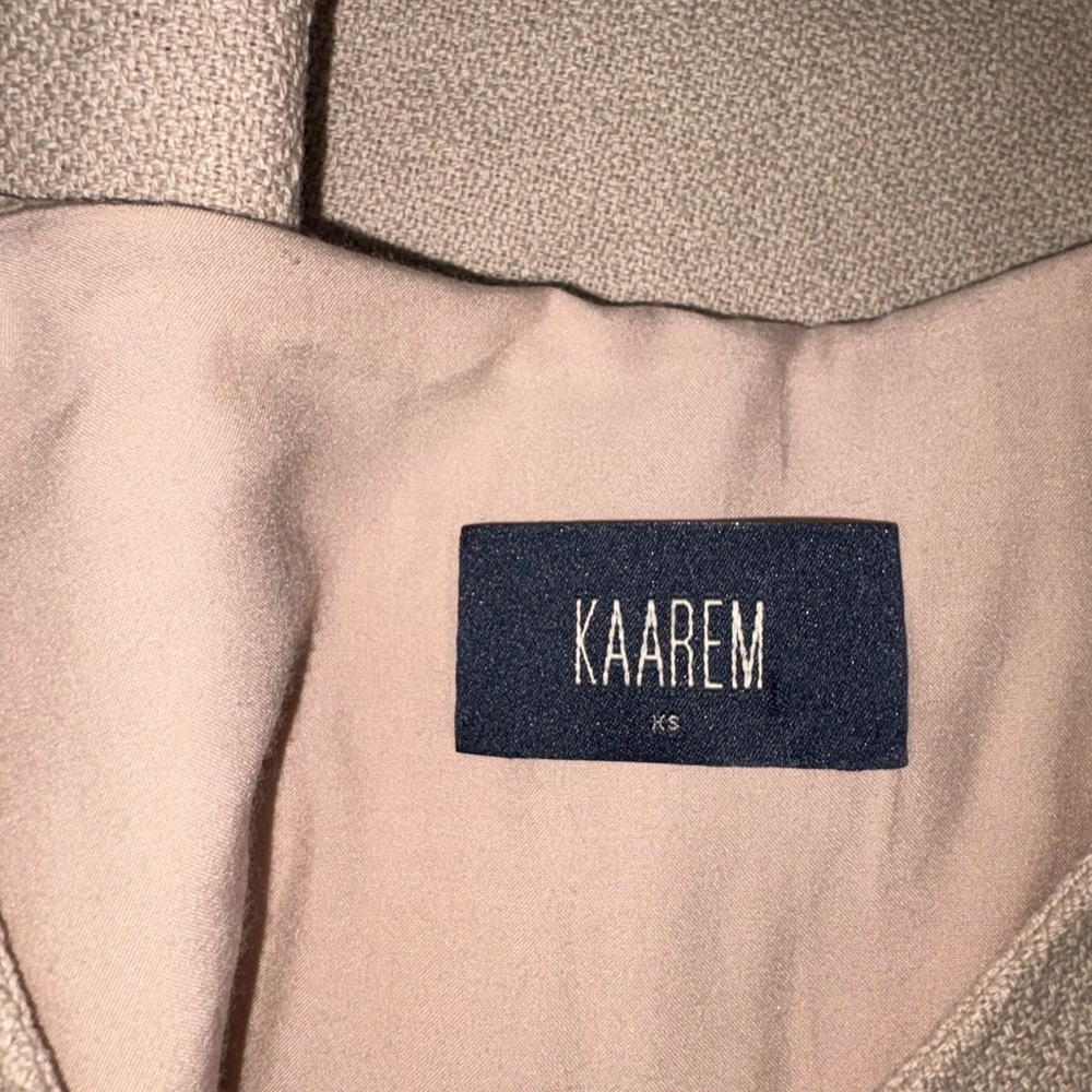 Kaarem Vein Dropped Arm Pocket Vest Jacket Cotton Size Xs New — image 6 of 6